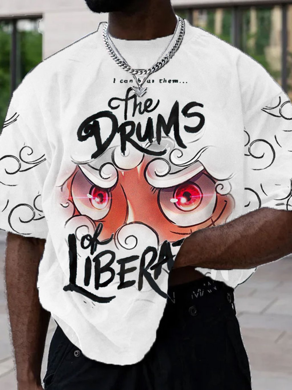 Men's I Can Hear The Drums of Liberation   T-Shirt