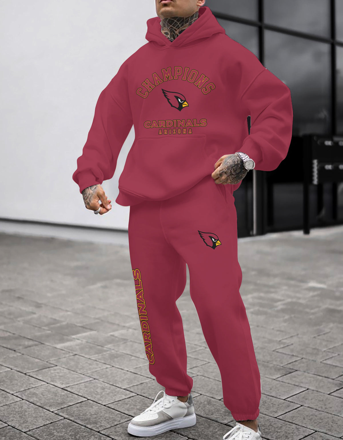 Arizona Cardinals 3D Printed Pullover Hoodie And Sweatpant 2pcs Tracksuits