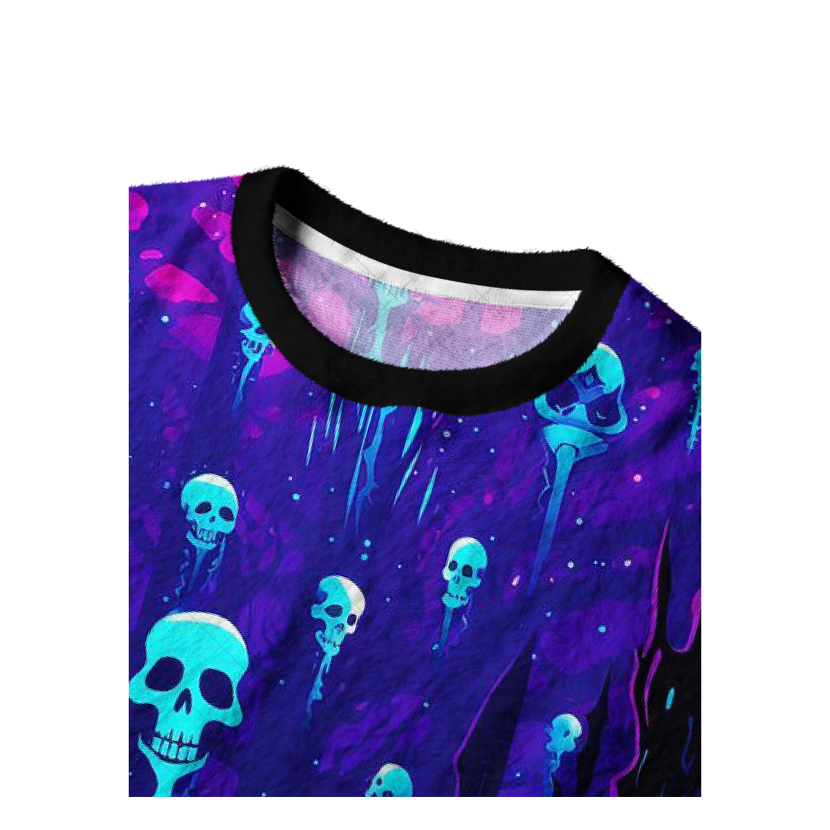 SKULLS IN THE NIGHT KNIT SWEATSHIRT — image 3