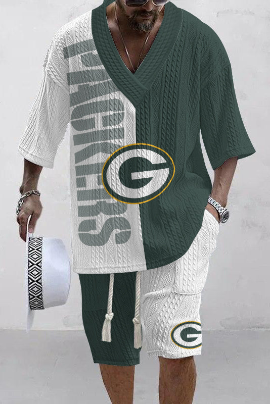 Green Bay Packers Limited Edition Top And Shorts Two-Piece Suits