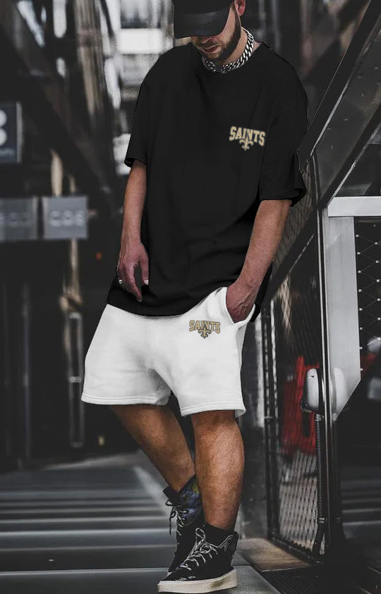 New Orleans Saints  Limited Edition Top And Shorts Two-Piece Suits
