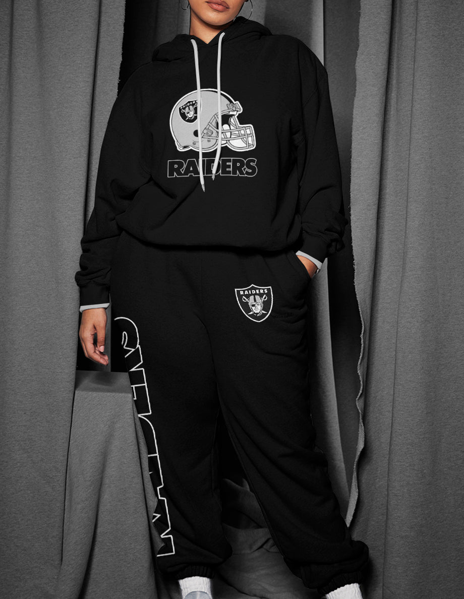 Las Vegas Raiders 3D Printed Pullover Hoodie And Sweatpant 2pcs Tracksuits