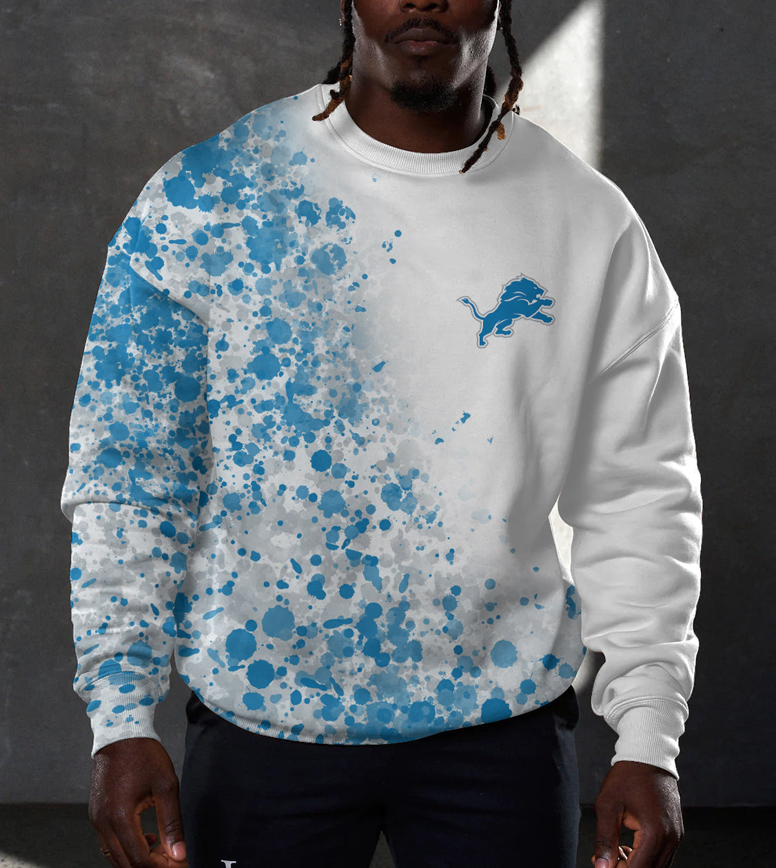 Detroit Lions 3D Limited Edition Crew Neck sweatshirt
