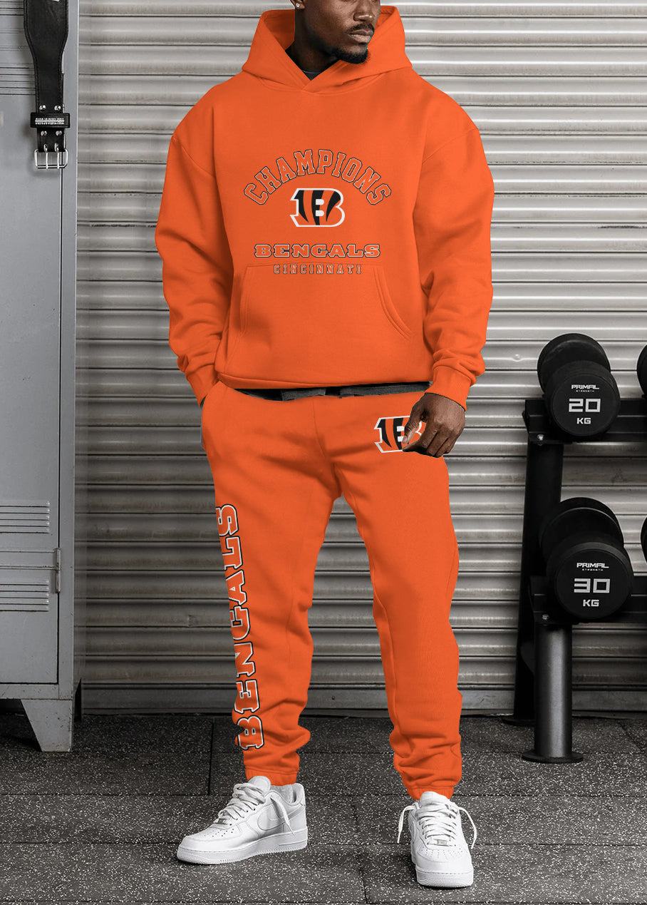 Cincinnati Bengals 3D Printed Pullover Hoodie And Sweatpant 2pcs Tracksuits