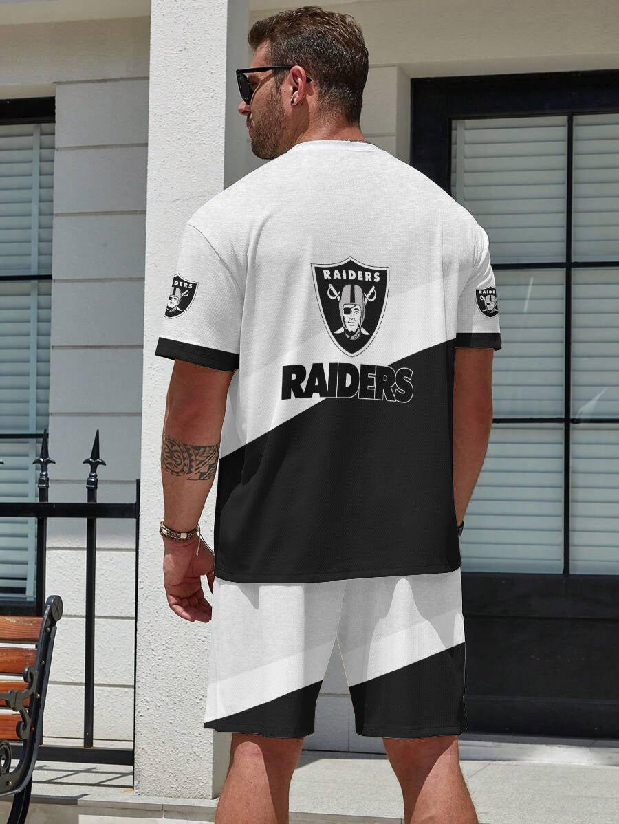 Las Vegas Raiders Limited Edition Top And Shorts Two-Piece Suits