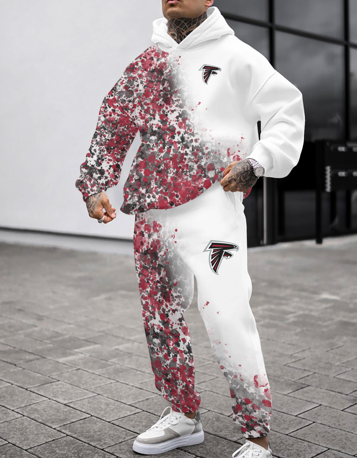 Atlanta Falcons 3D Printed Pullover Hoodie And Sweatpant 2pcs Tracksuits