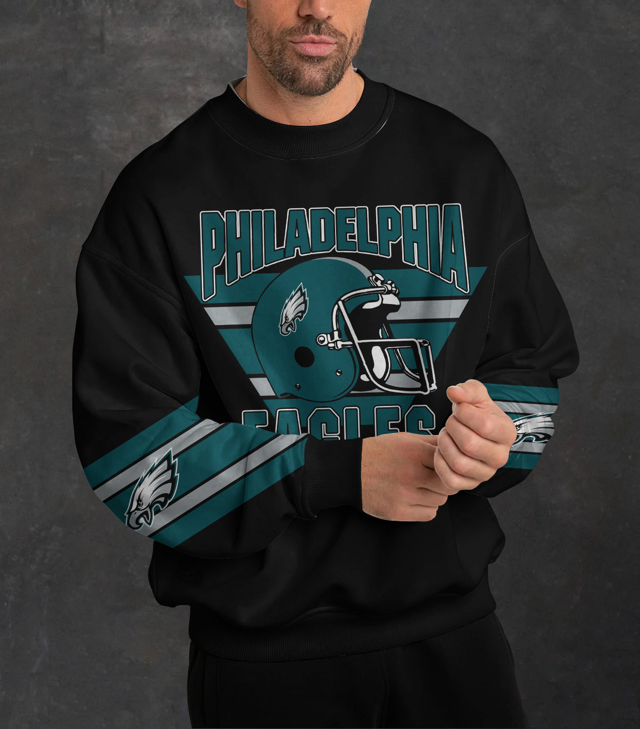 Philadelphia Eagles 3D Limited Edition Crew Neck sweatshirt
