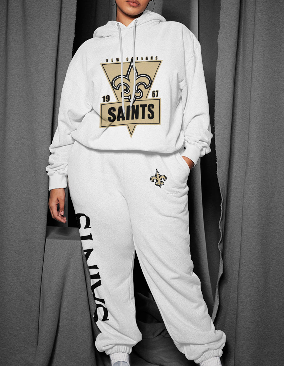 New Orleans Saints 3D Printed Pullover Hoodie And Sweatpant 2pcs Tracksuits
