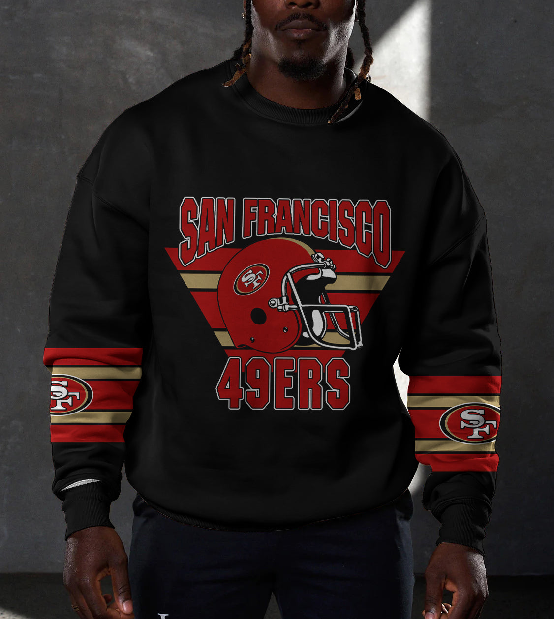 San Francisco 49ers 3D Limited Edition Crew Neck sweatshirt