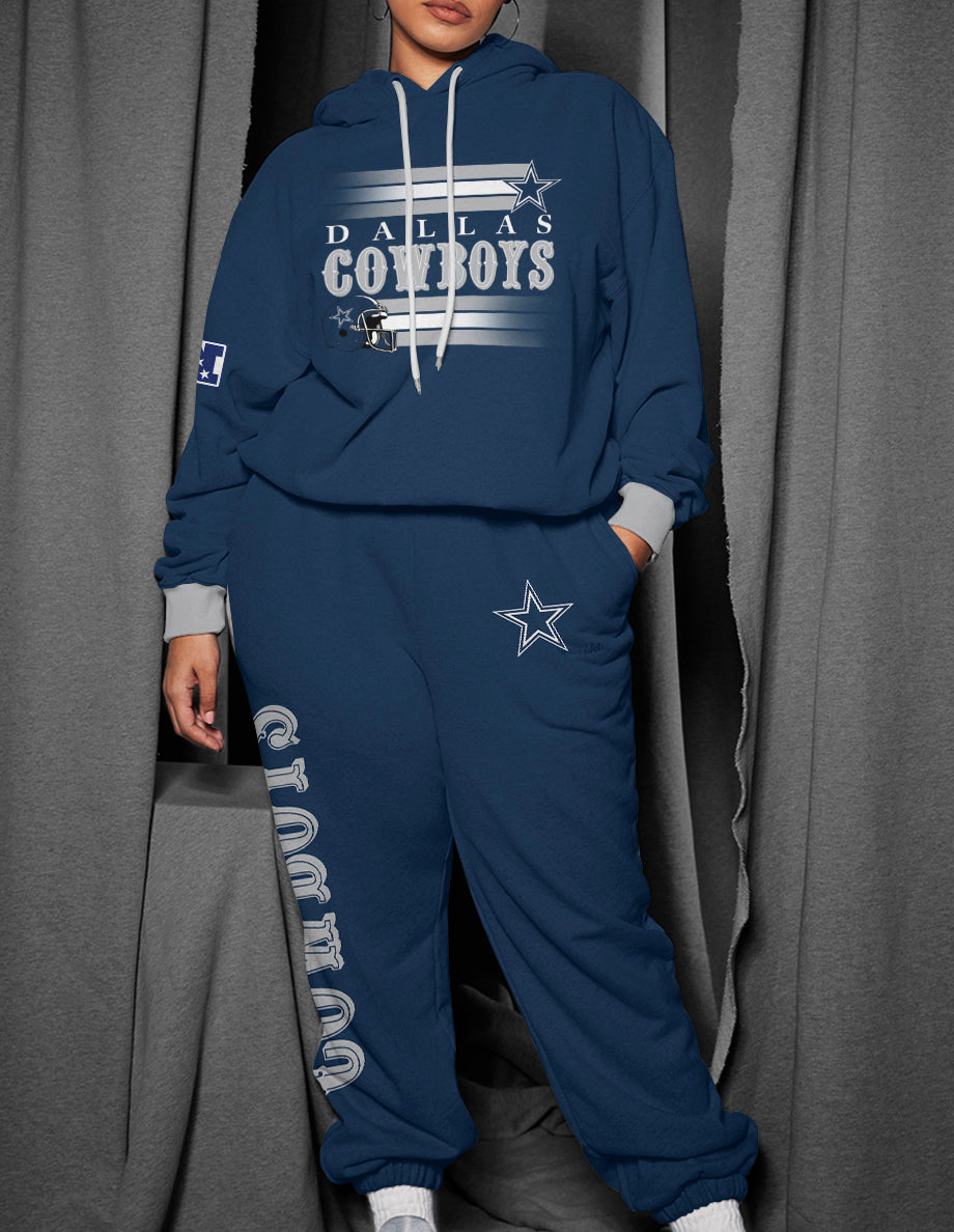 Dallas Cowboys 3D Printed Pullover Hoodie And Sweatpant 2pcs Tracksuits