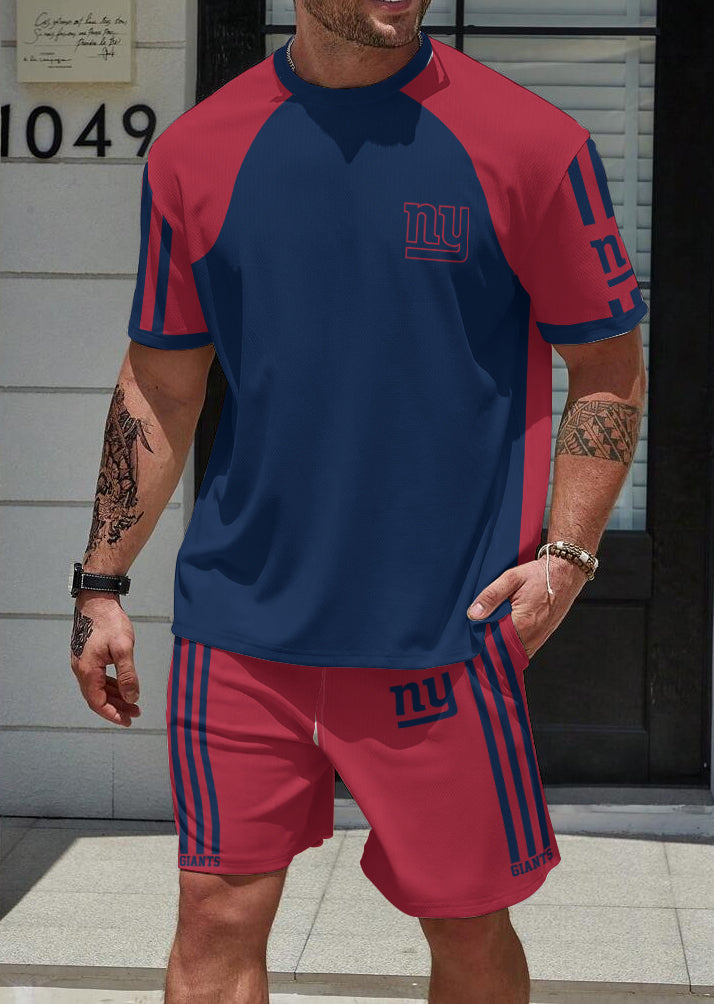 New York Giants Limited Edition Top And Shorts Two-Piece Suits