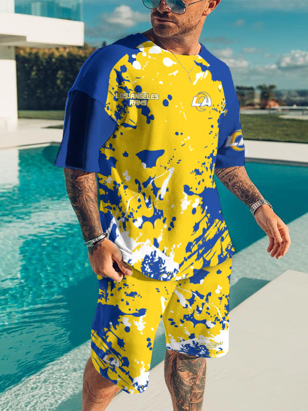 Los Angeles Rams Limited Edition Top And Shorts Two-Piece Suits