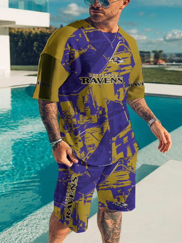 Baltimore Ravens Limited Edition Top And Shorts Two-Piece Suits