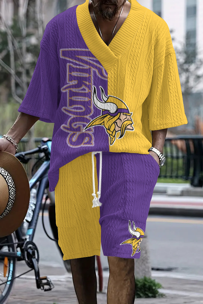 Minnesota Vikings Limited Edition Top And Shorts Two-Piece Suits