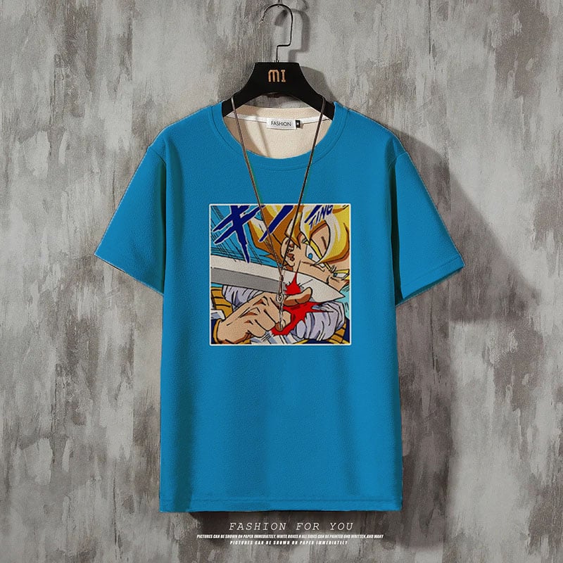 Men's Fashion Print Casual Short Sleeve T-Shirt