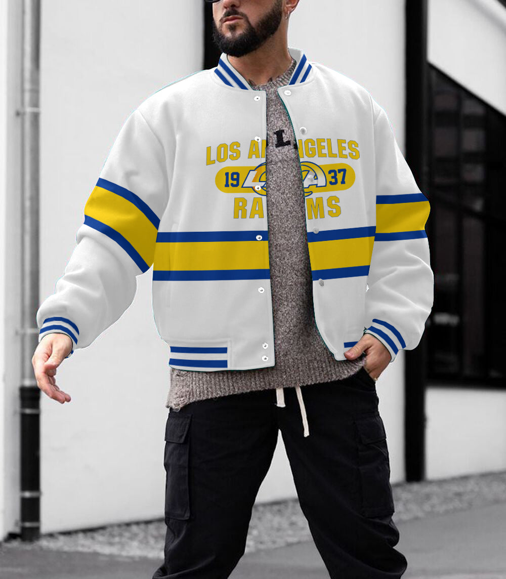 Los Angeles Rams  Men's Limited Edition Full-Snap Casual Jacket