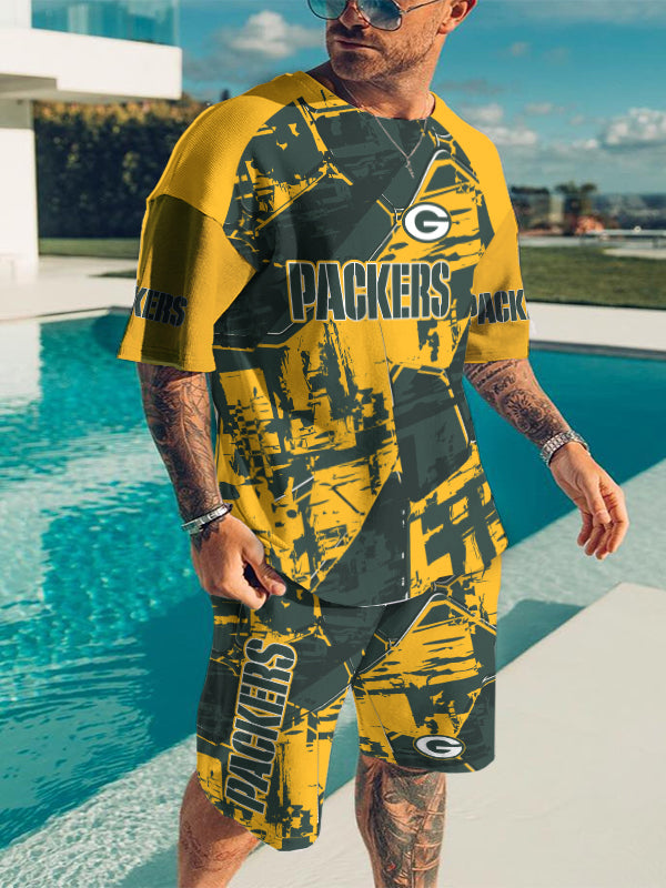 Green Bay Packers  Limited Edition Top And Shorts Two-Piece Suits