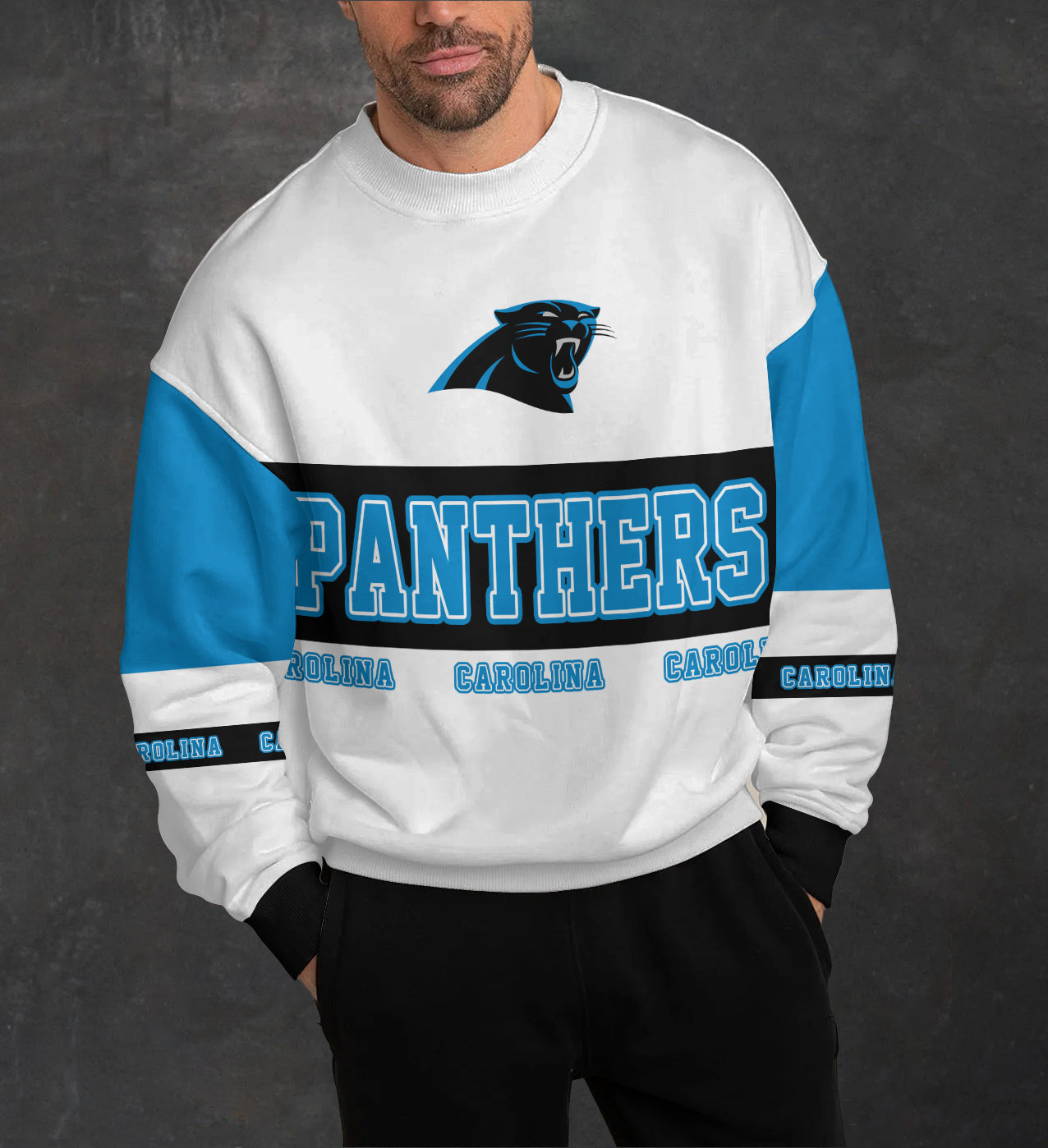 Carolina Panthers 3D Limited Edition Crew Neck sweatshirt