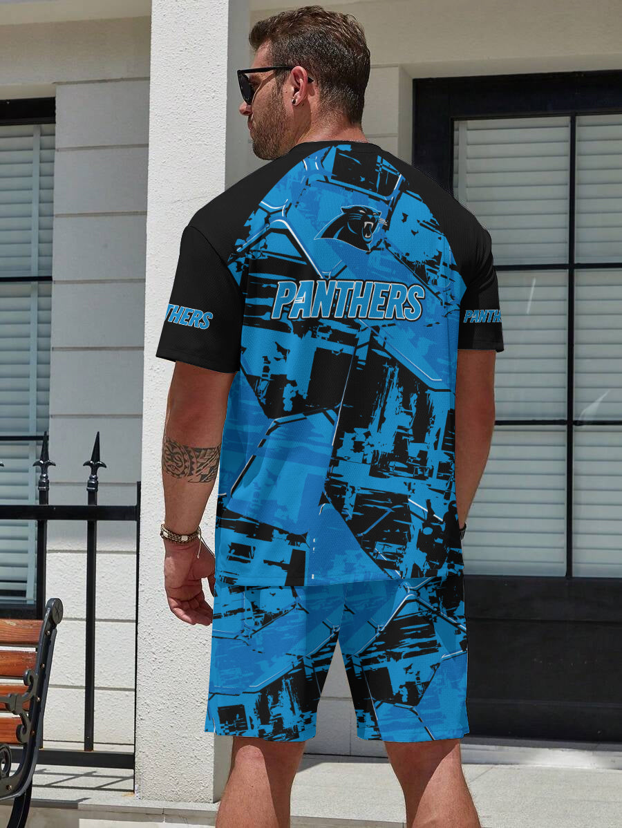 Carolina Panthers Limited Edition Top And Shorts Two-Piece Suits