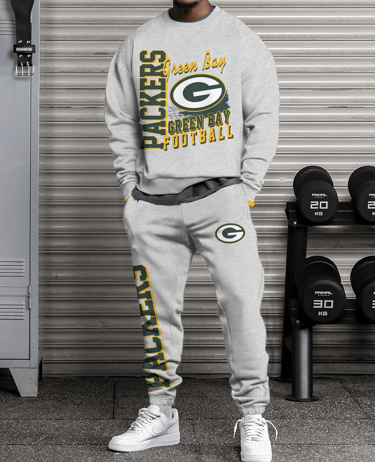 Green Bay Packers    3D sweatsuit and sweatpants 2 piece outfits