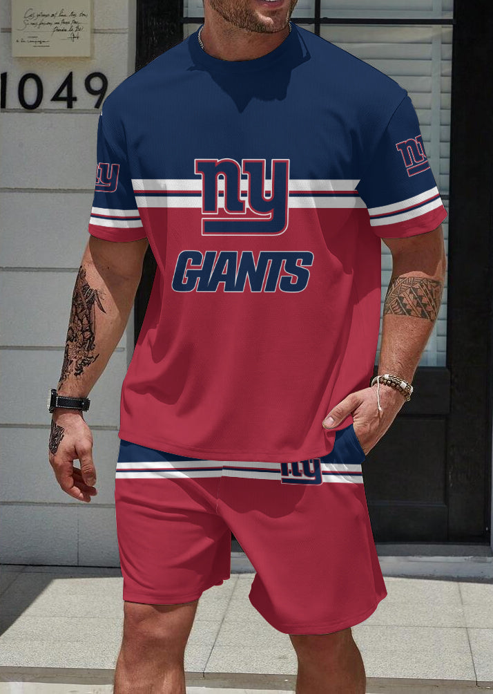 New York Giants Limited Edition Top And Shorts Two-Piece Suits