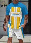 Los Angeles Chargers  Limited Edition Top And Shorts Two-Piece Suits