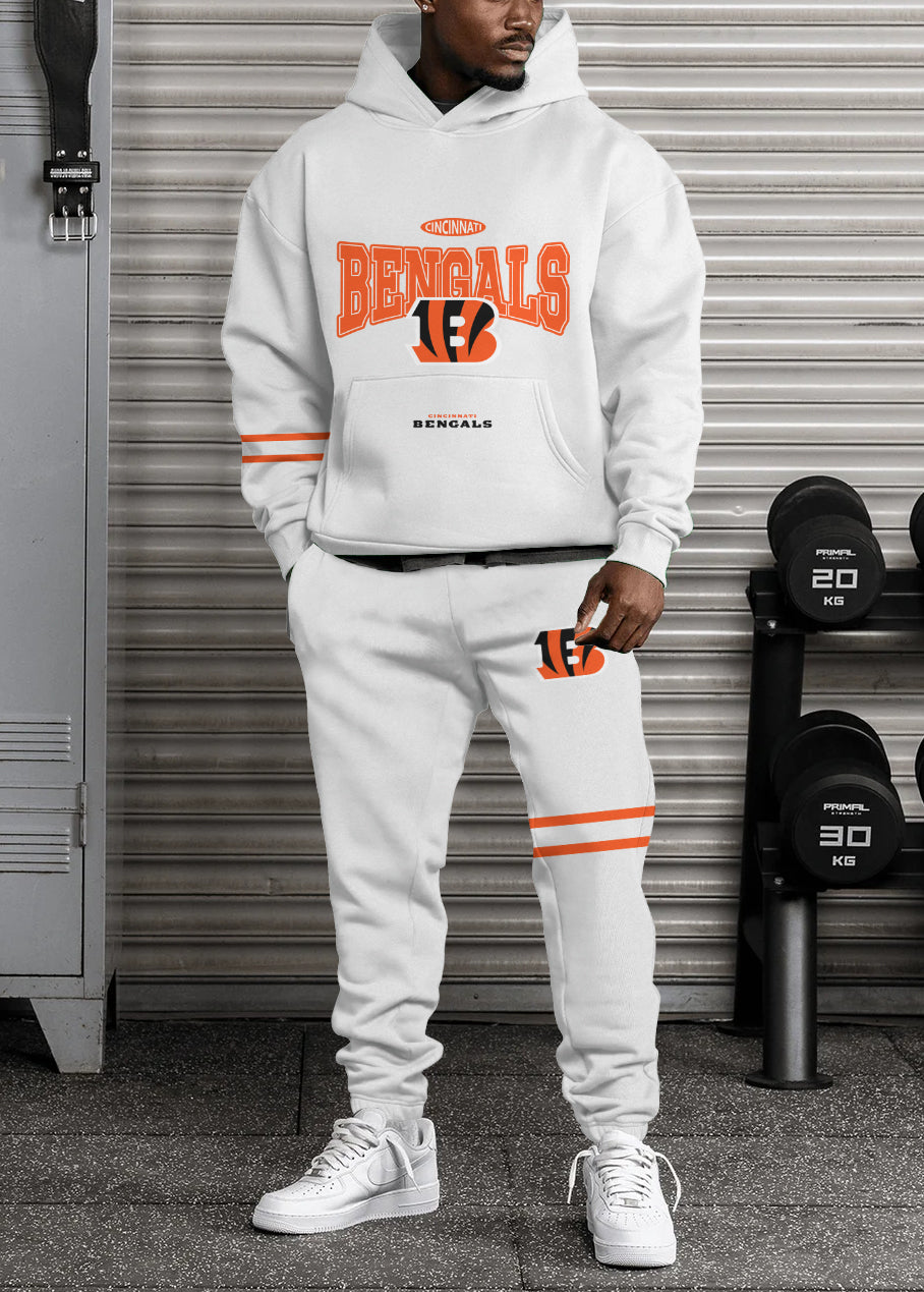 Cincinnati Bengals 3D Printed Pullover Hoodie And Sweatpant 2pcs Tracksuits