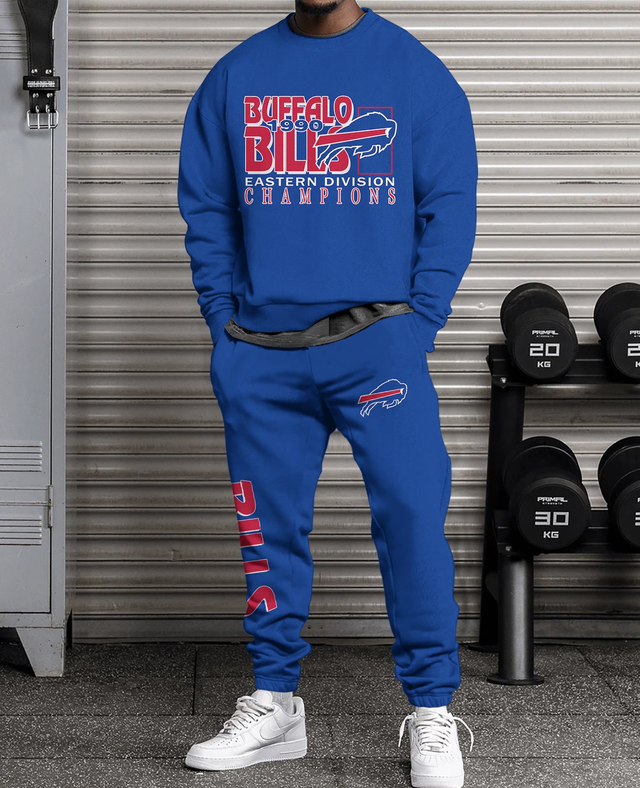 Buffalo Bills  3D sweatsuit and sweatpants 2 piece outfits