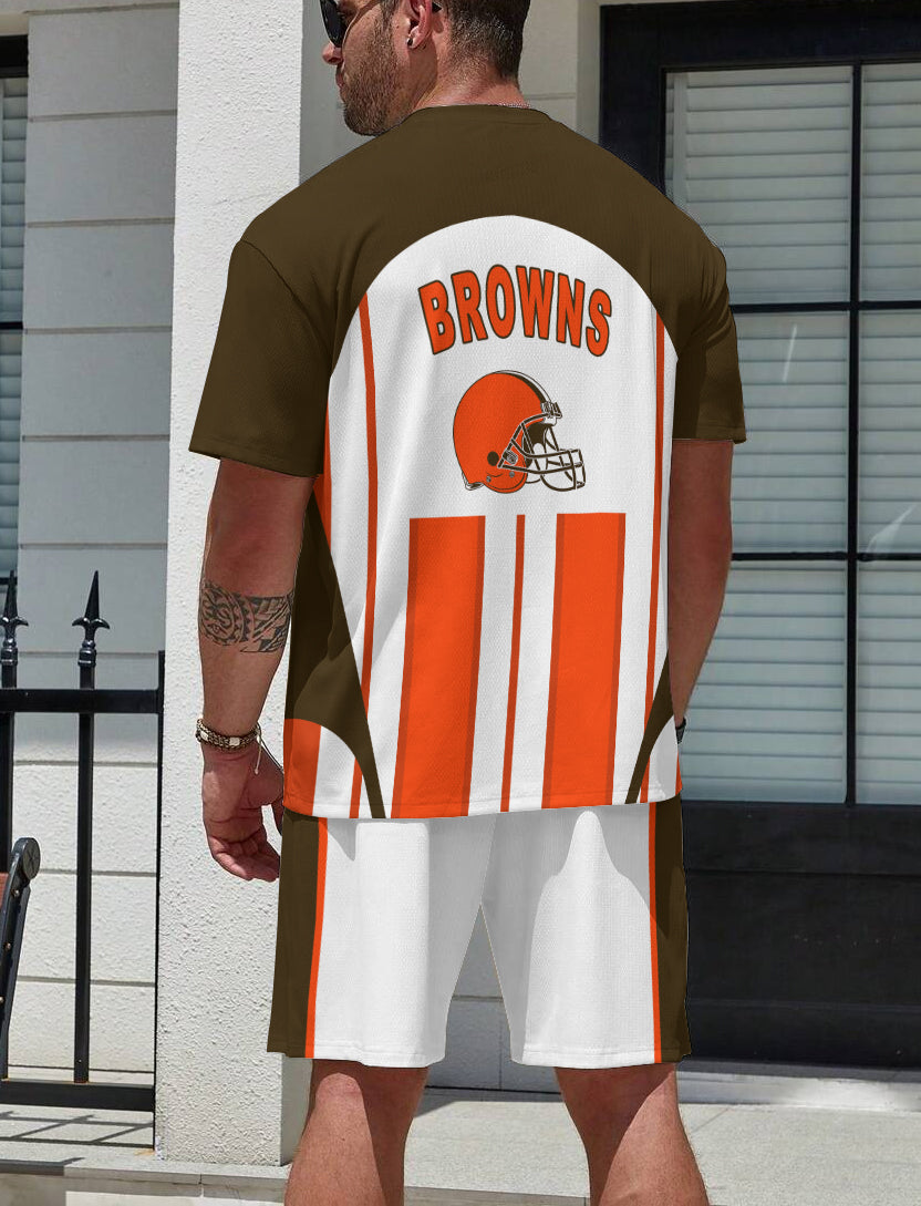 Cleveland Browns  Limited Edition Top And Shorts Two-Piece Suits