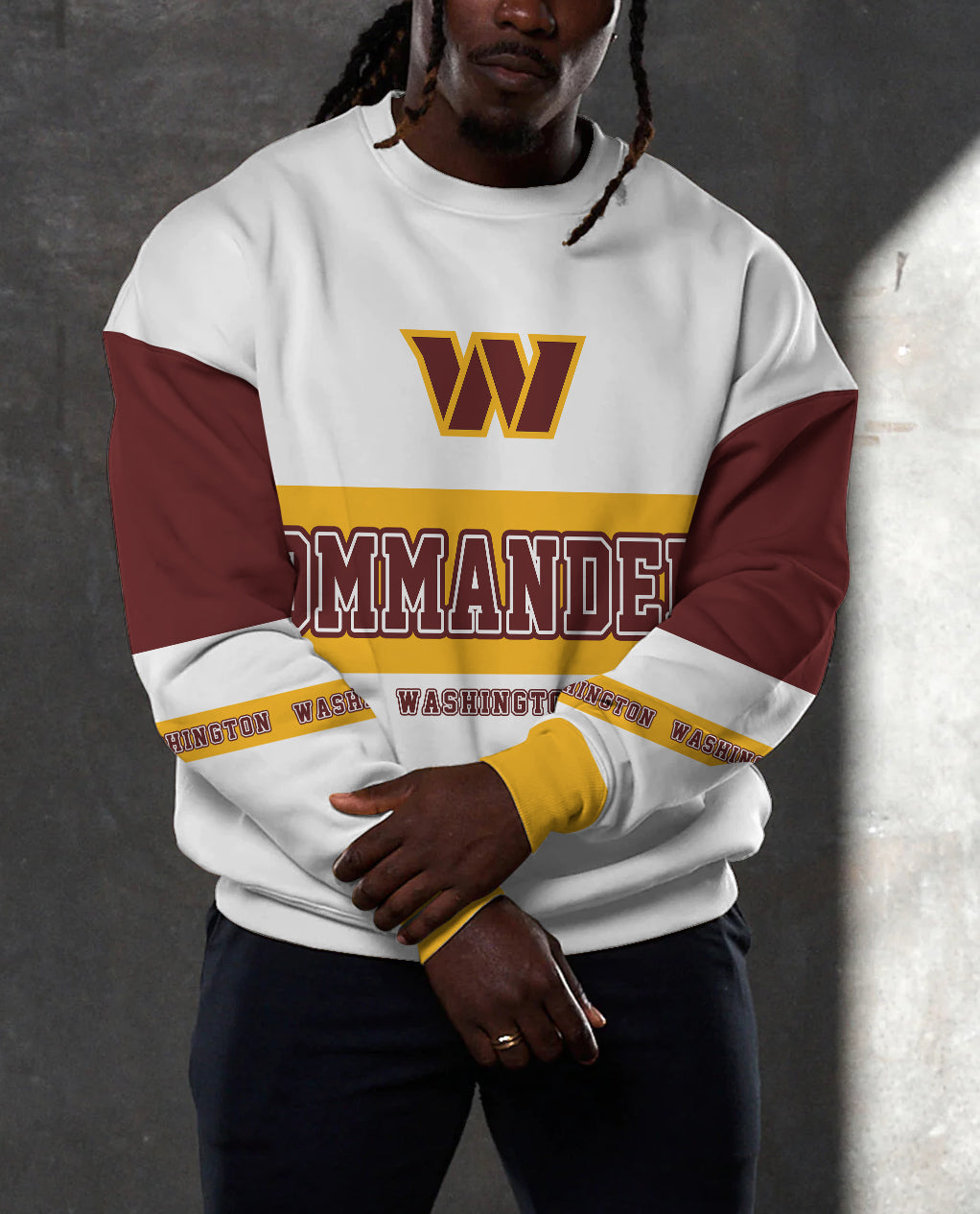 Washington Commanders 3D Limited Edition Crew Neck sweatshirt