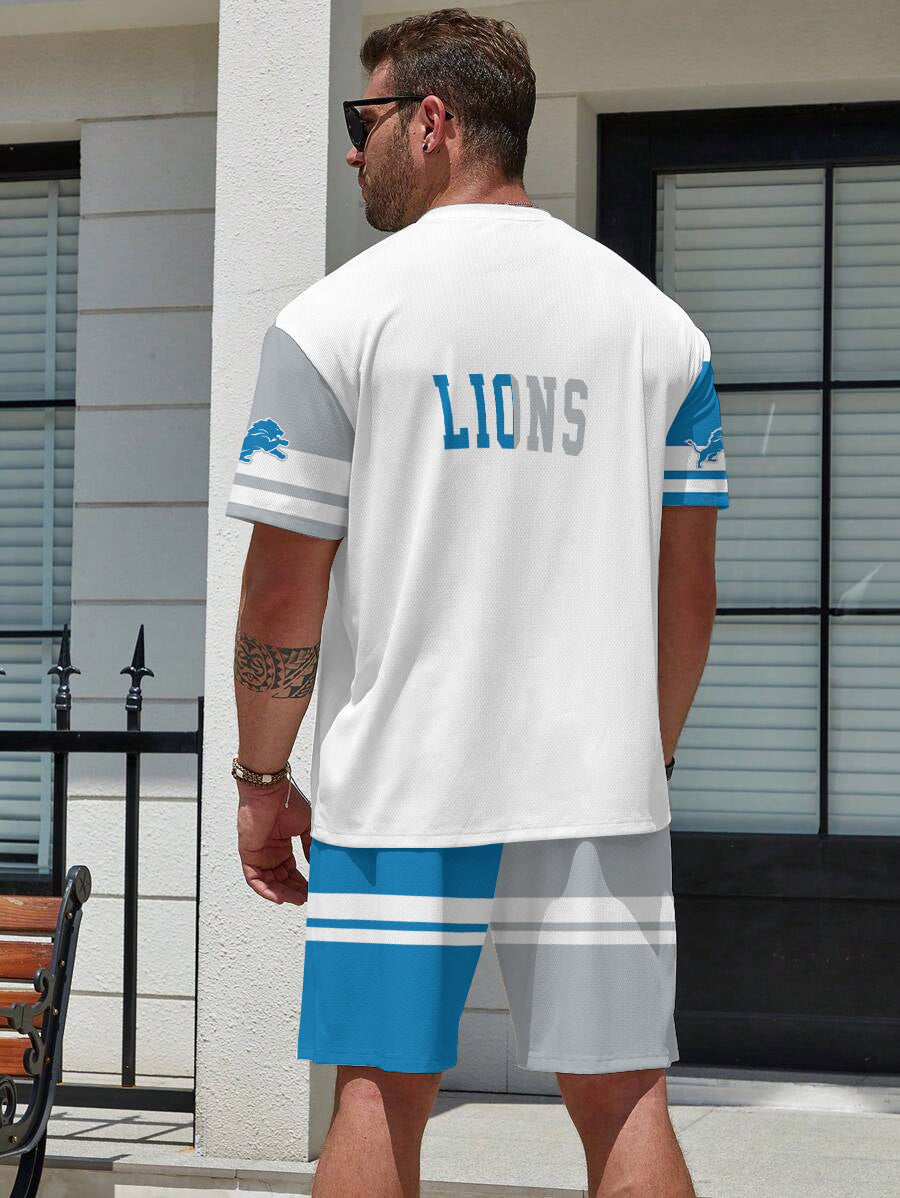 Detroit Lions  Limited Edition Top And Shorts Two-Piece Suits