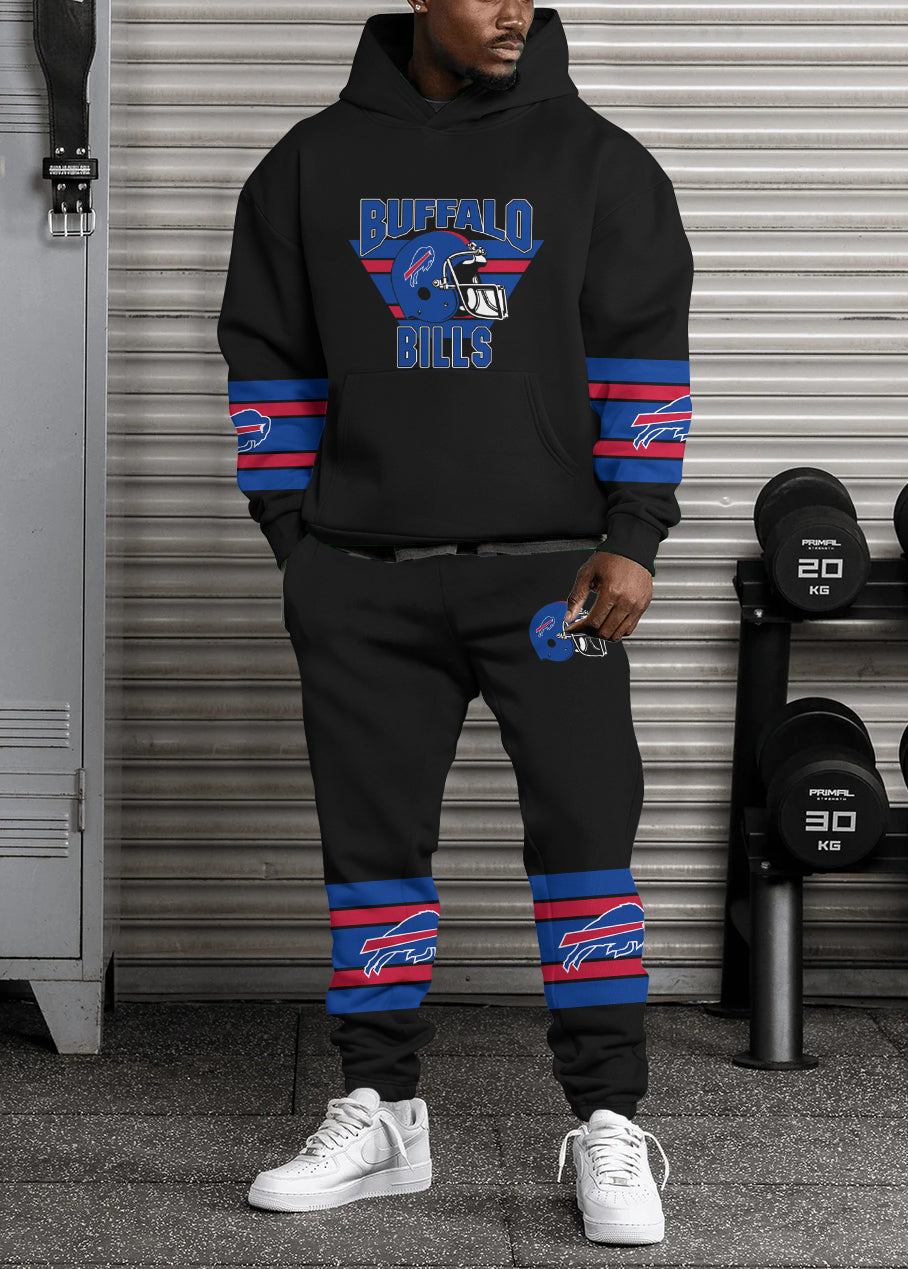 Buffalo Bills 3D Printed Pullover Hoodie And Sweatpant 2pcs Tracksuits