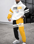 Pittsburgh Steelers 3D Printed Pullover Hoodie And Sweatpant 2pcs Tracksuits