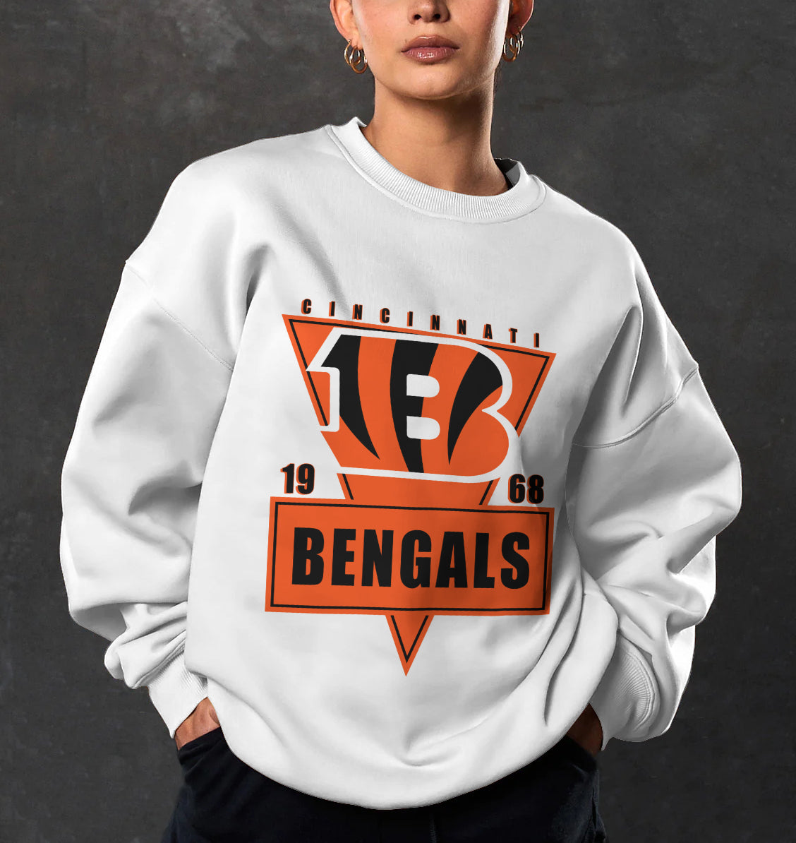 Cincinnati Bengals 3D Limited Edition Crew Neck sweatshirt