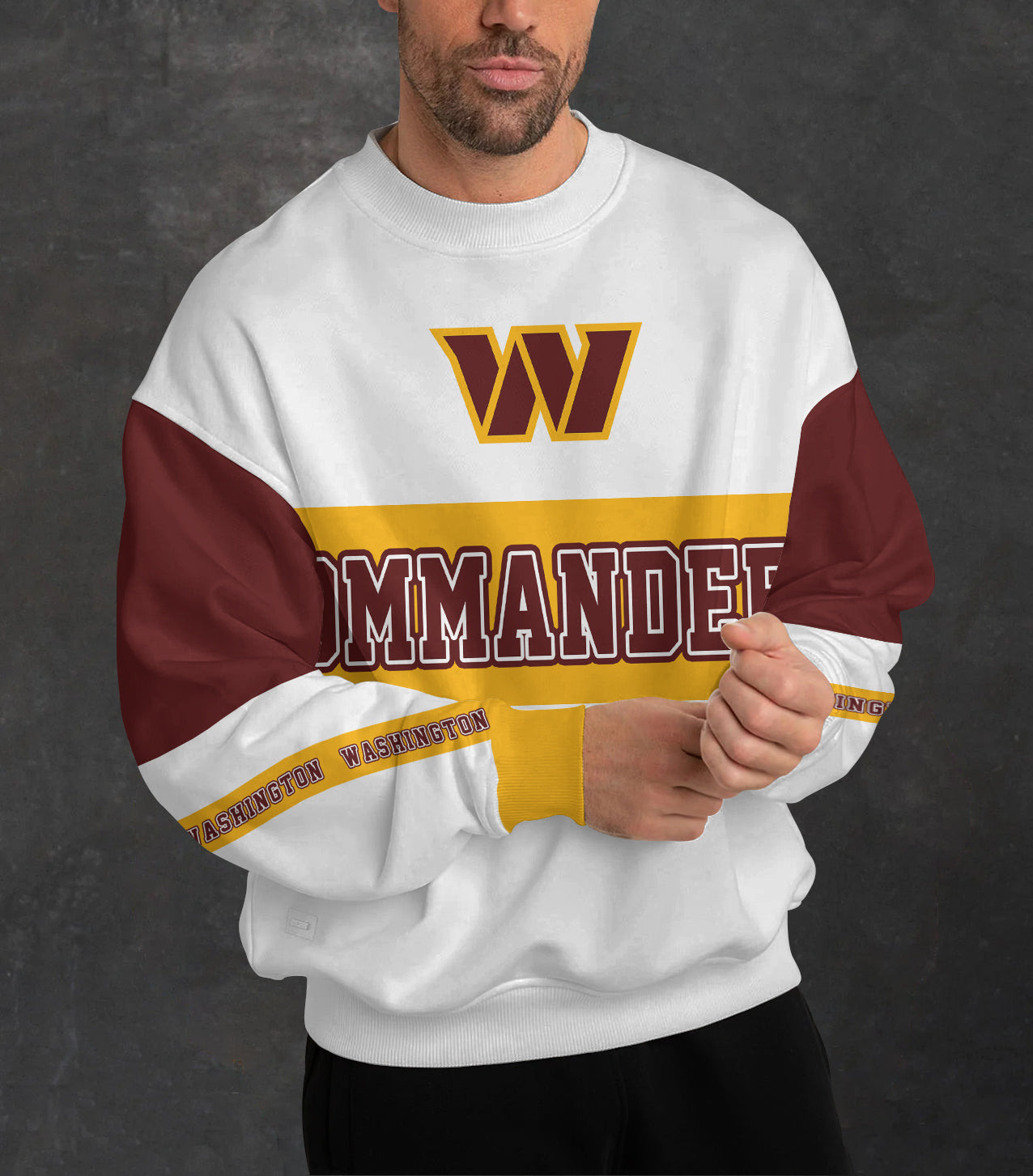 Washington Commanders 3D Limited Edition Crew Neck sweatshirt