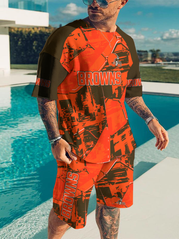 Cleveland Browns Limited Edition Top And Shorts Two-Piece Suits