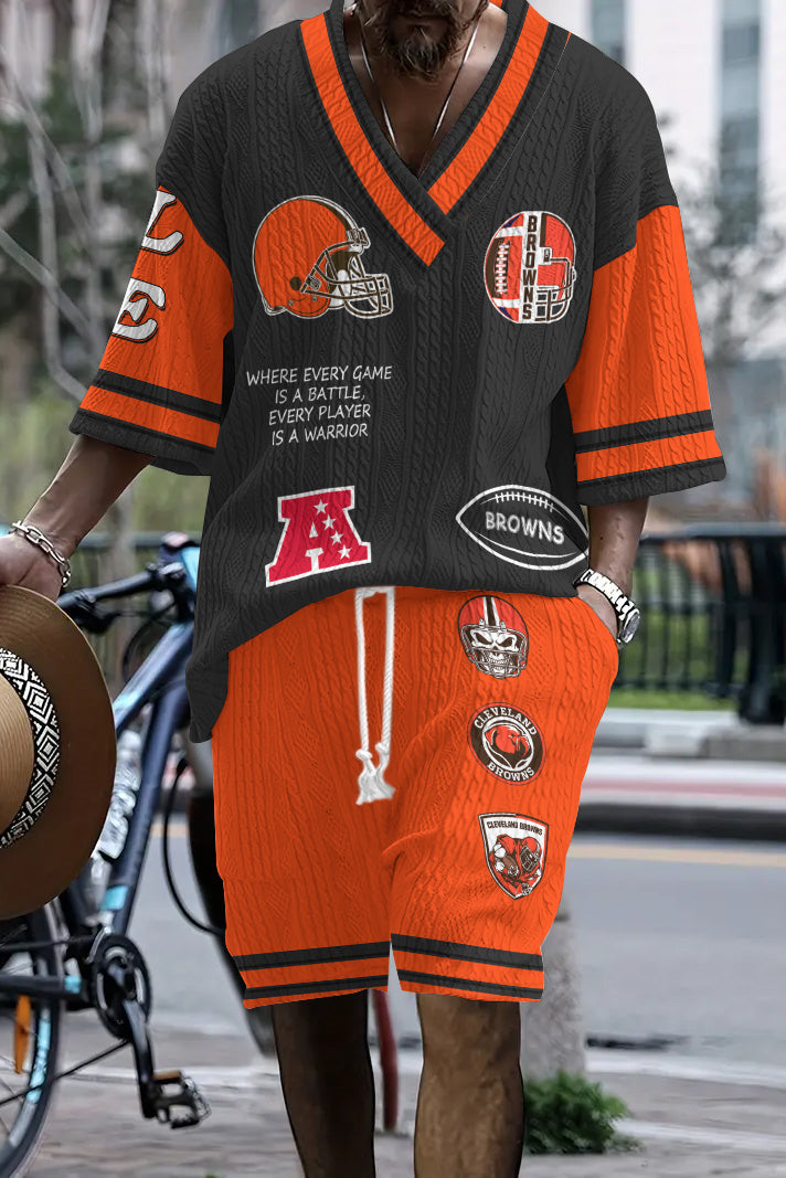 Cleveland Browns
 Limited Edition Top And Shorts Two-Piece Suits