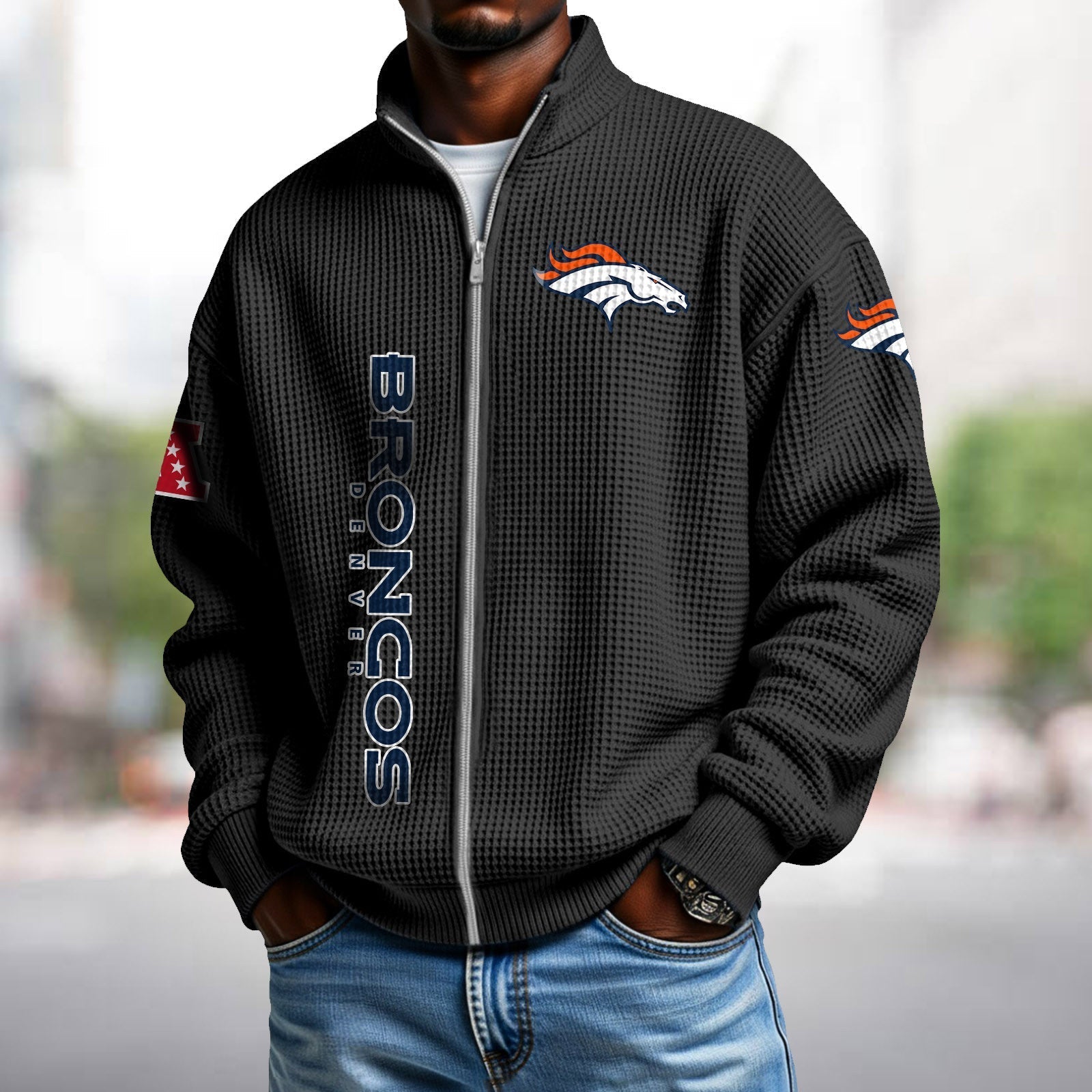 Waffle Hoodie – Broncos