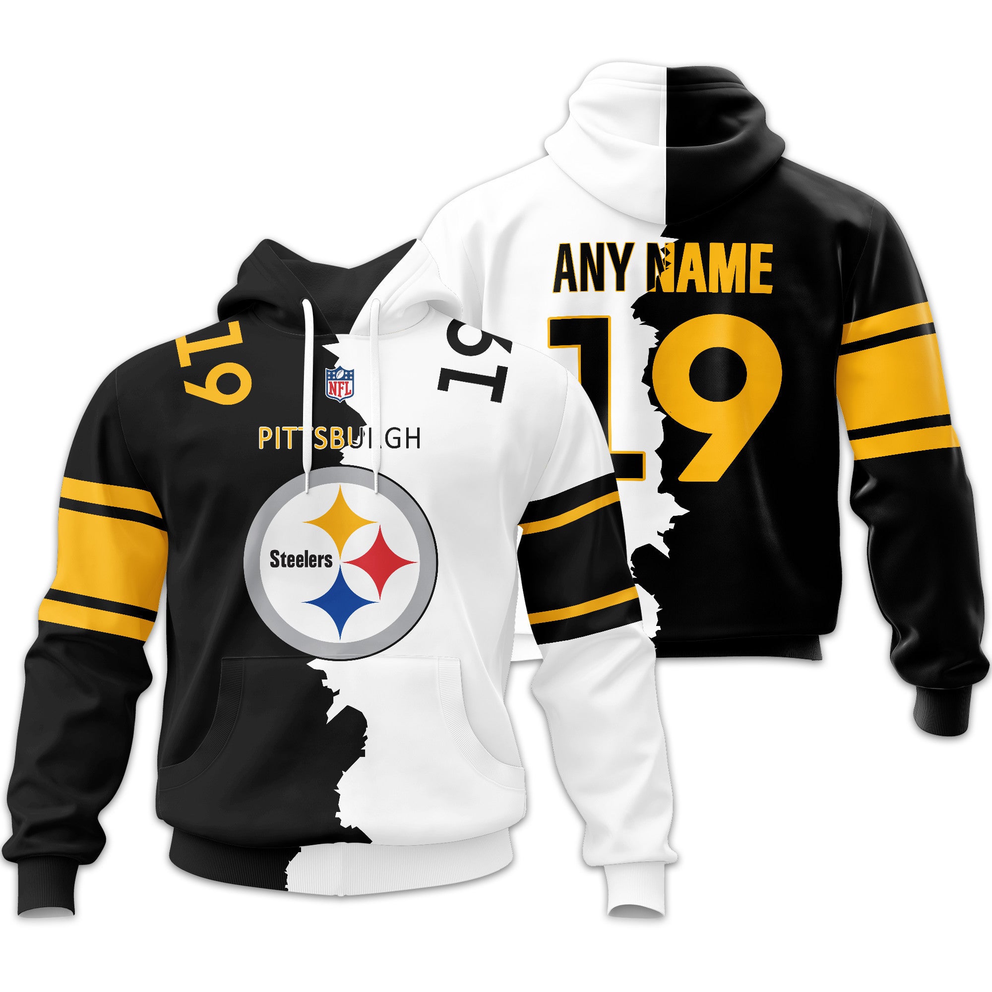 Pittsburgh Steelers | Home Mix Away Hoodie