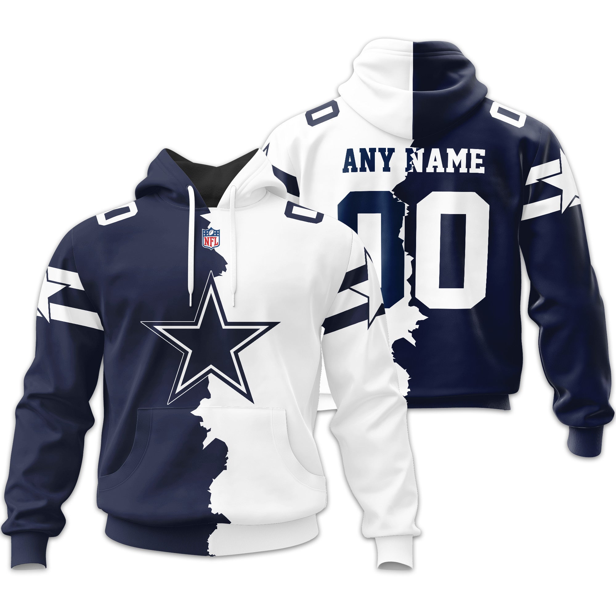 Dallas Cowboys | Home Mix Away Hoodie