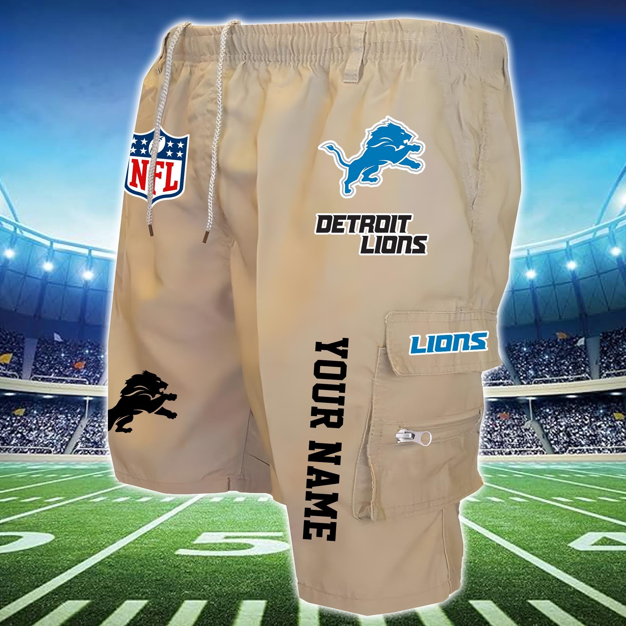 Detroit Lions NSHORTS_911