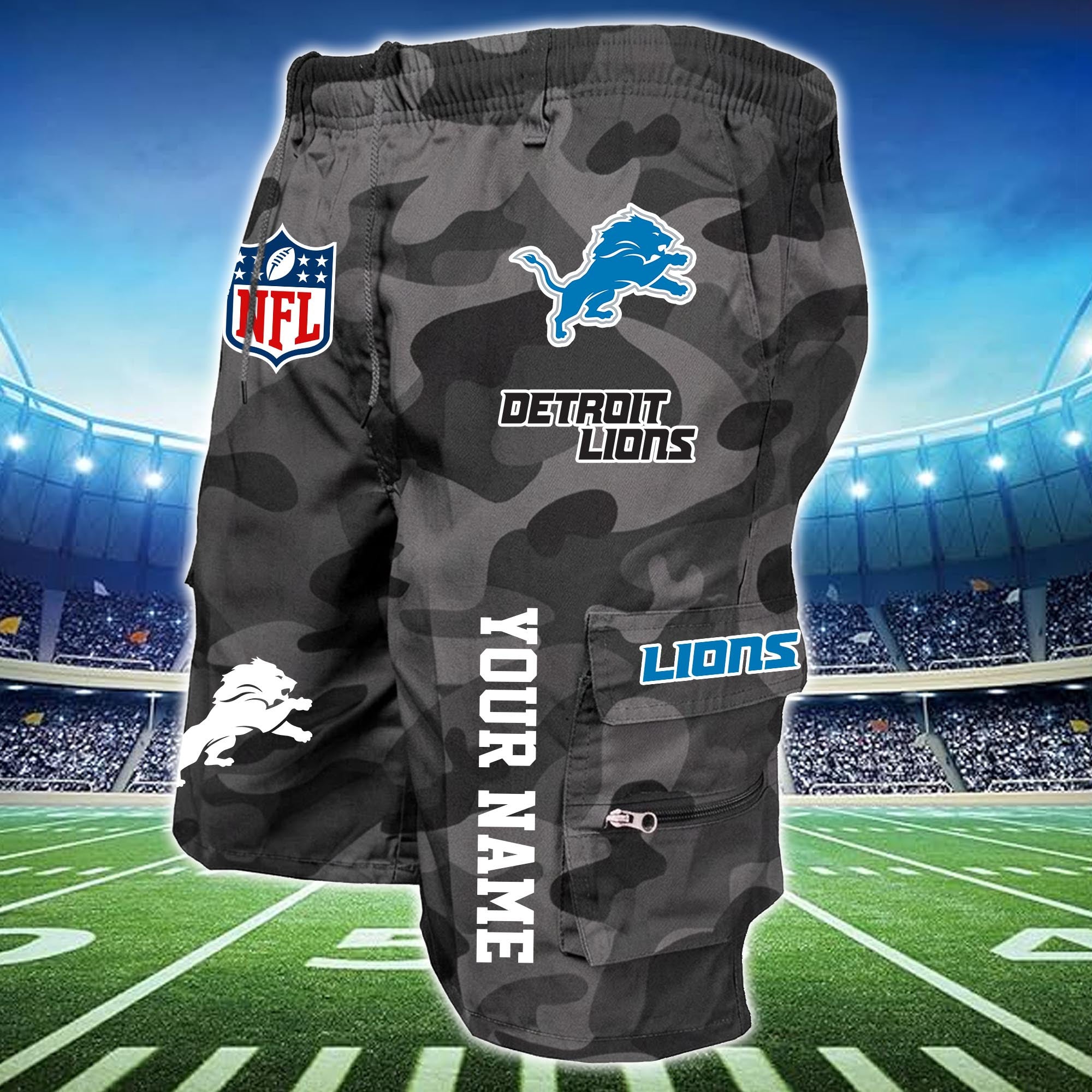 Detroit Lions NSHORTS_911