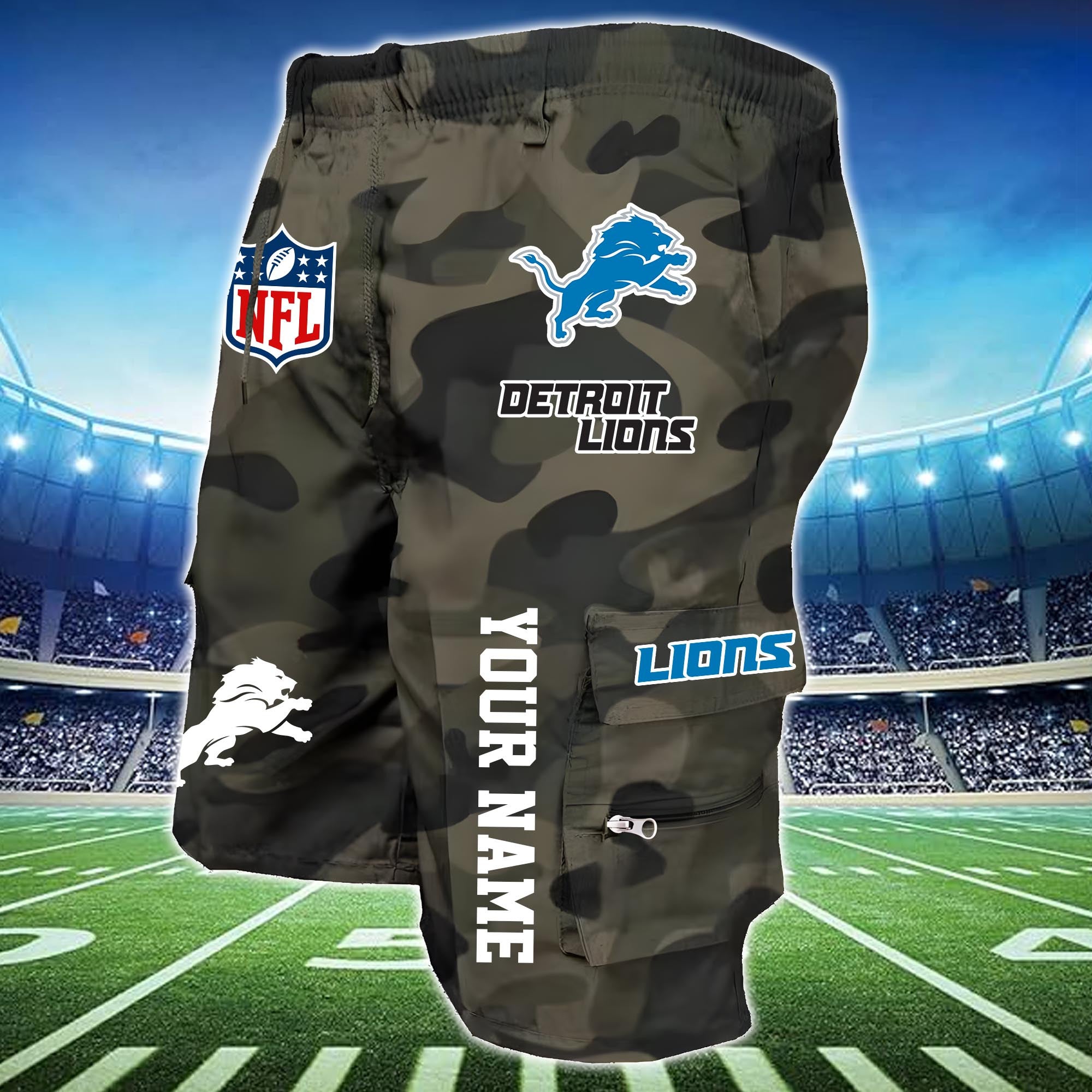 Detroit Lions NSHORTS_911