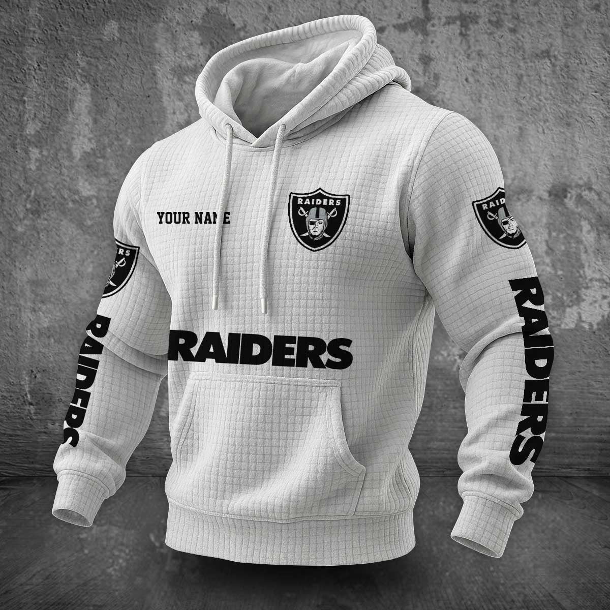 Las Vegas Raiders Waffle Hoodie PLDT2077_317