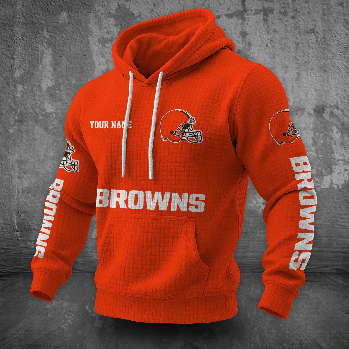 Cleveland Browns Waffle Hoodie PLDT2077_308