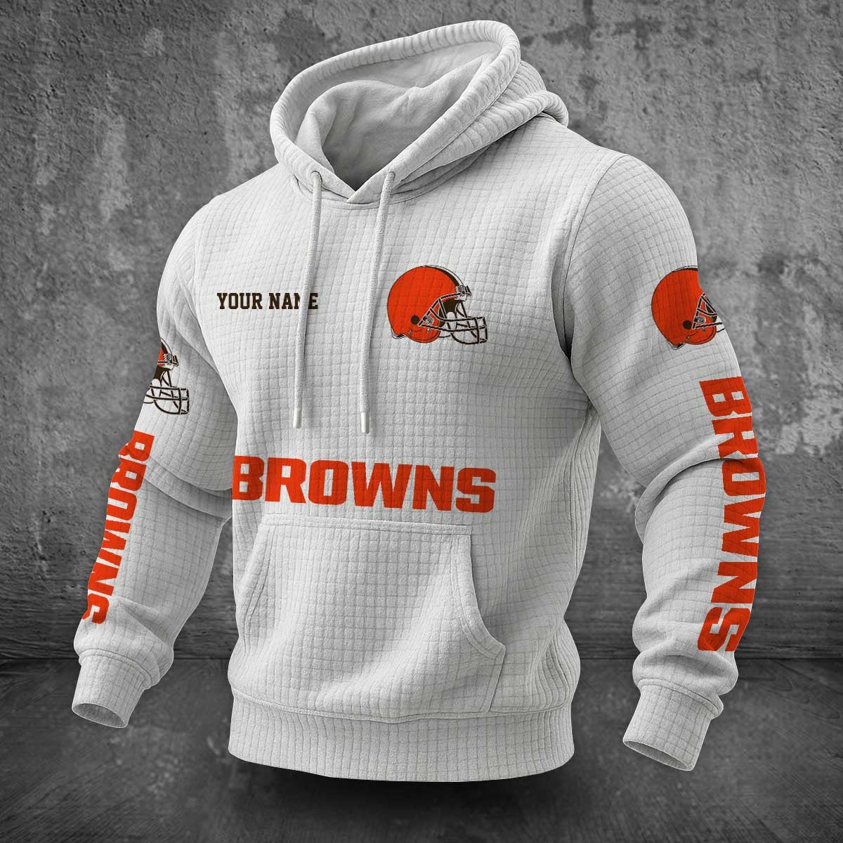 Cleveland Browns Waffle Hoodie PLDT2077_308