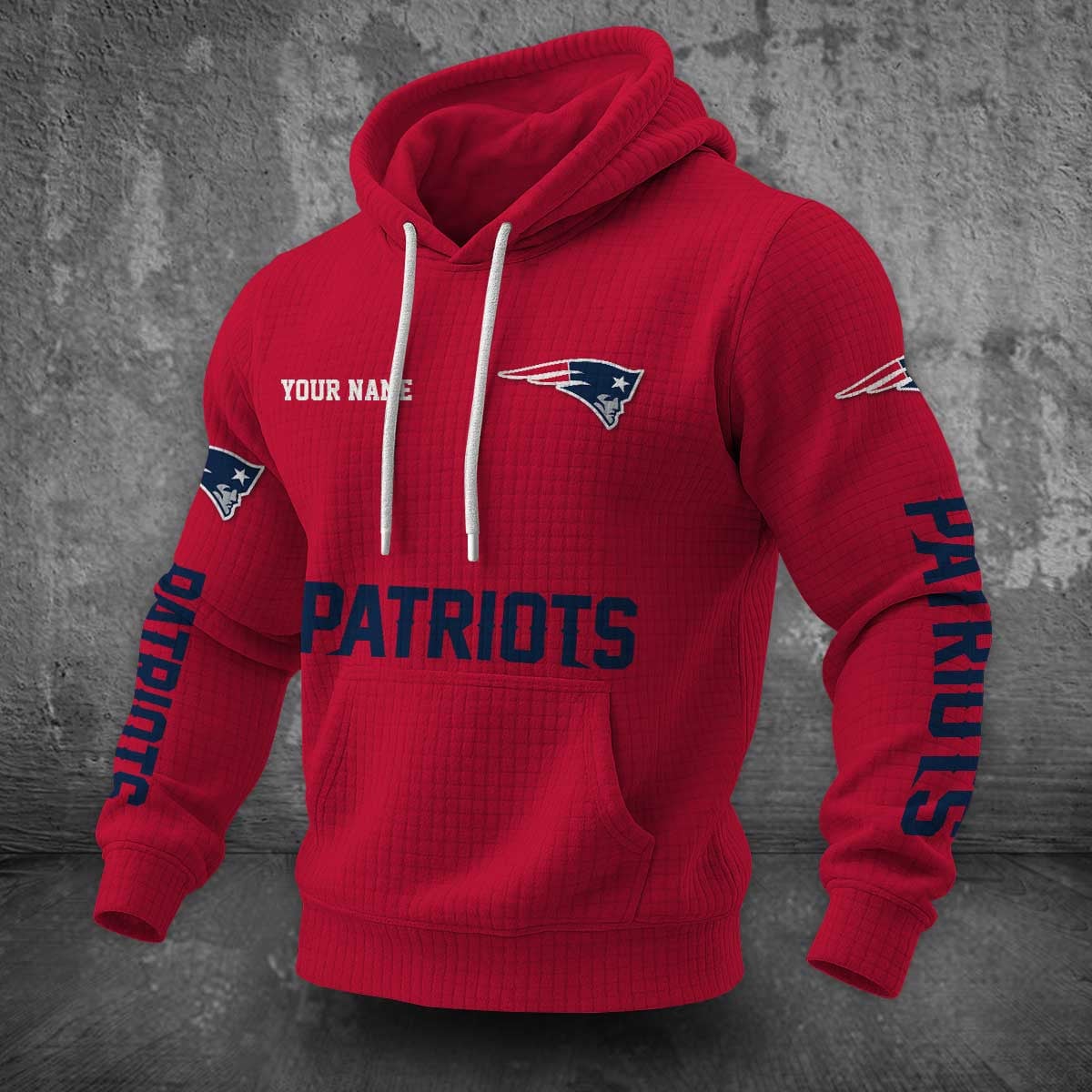 New England Patriots Waffle Hoodie PLDT2077_322