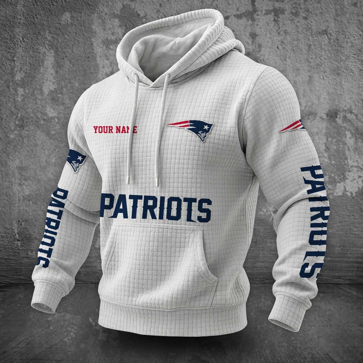 New England Patriots Waffle Hoodie PLDT2077_322