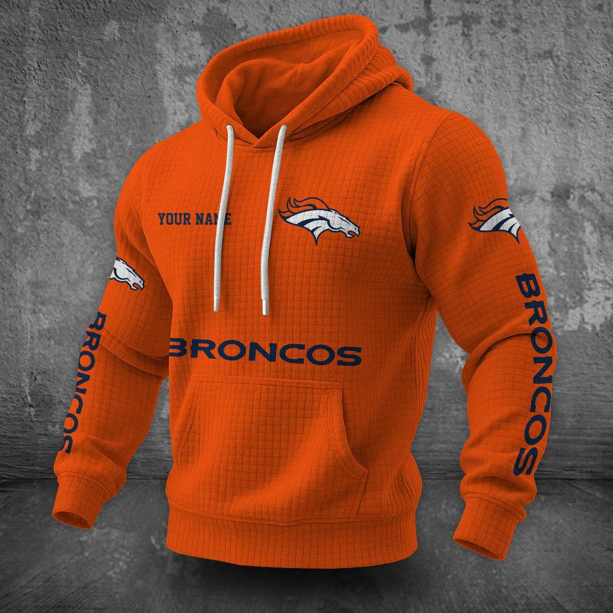 Denver Broncos Waffle Hoodie PLDT2077_310
