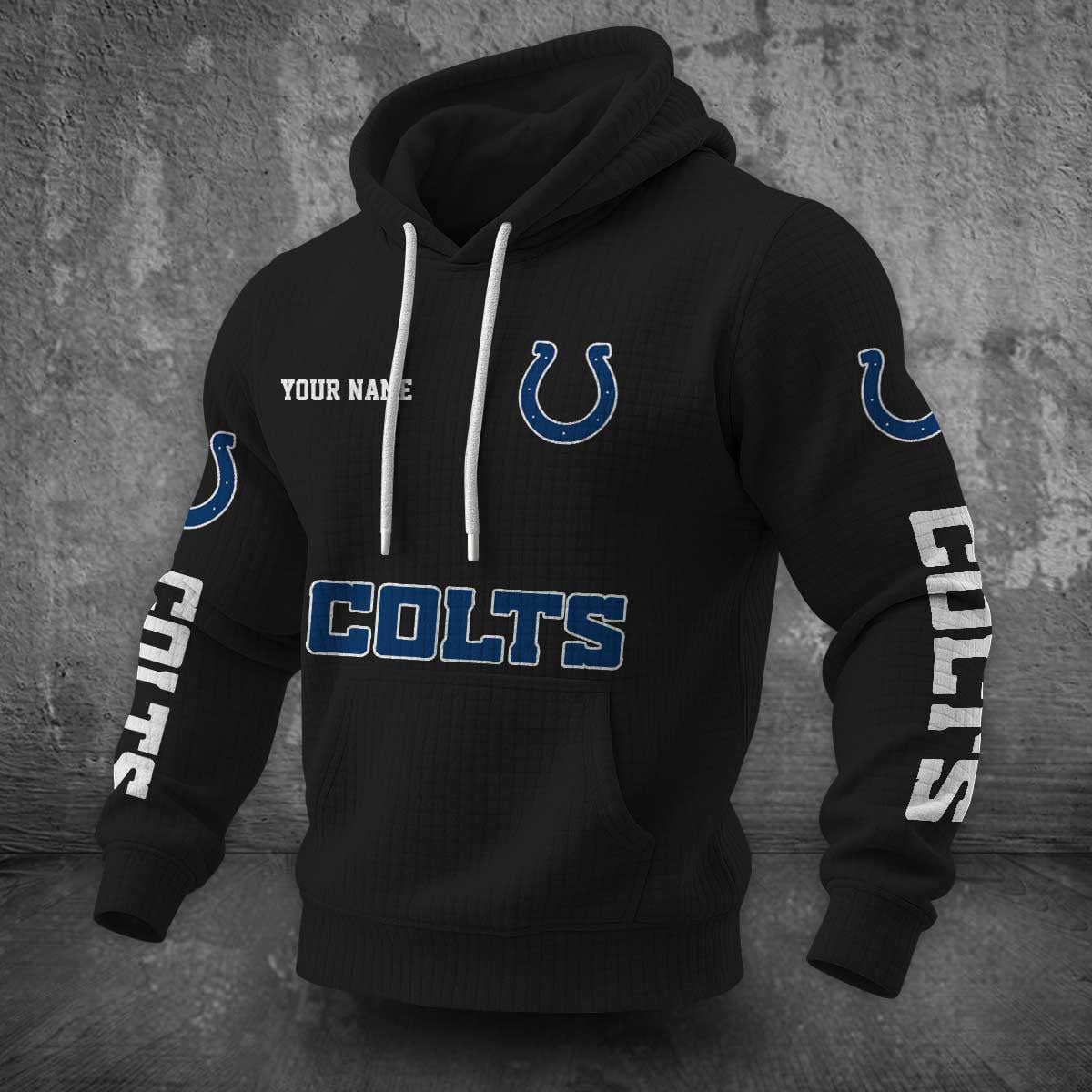 Indianapolis Colts Waffle Hoodie PLDT2077_314